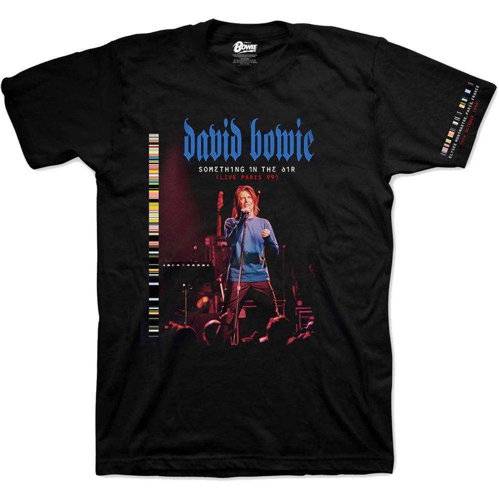 DAVID BOWIE デヴィッドボウイ - Live In Paris / Sleeve Print / Tシャツ / メンズ - PGS